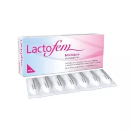 LACTOFEM Supositórios vaginais de ácido lático, 7 unid