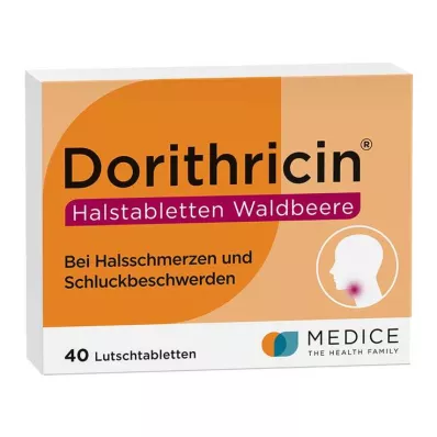 Dorithricin® Throat Tablets Wild Berry para dores de garganta, 40 unidades Dorithricin® Throat Tablets Wild Berry para dores de garganta, 40 unidades