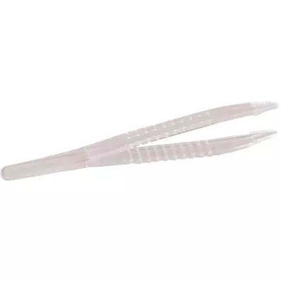 Pinças plásticas estéreis descartáveis 12,5 cm, 10 unid Pinças plásticas estéreis descartáveis 12,5 cm, 10 unid