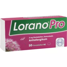 LORANOPRO Comprimidos revestidos por película de 5 mg, 50 unidades