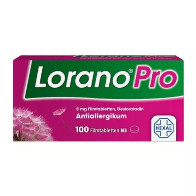 LORANOPRO Comprimidos revestidos por película de 5 mg, 100 unidades LORANOPRO Comprimidos revestidos por película de 5 mg, 100 unidades