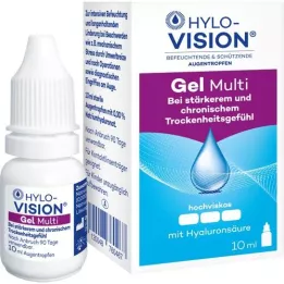 HYLO-VISION Gel multi-gotas oculares, 10 ml