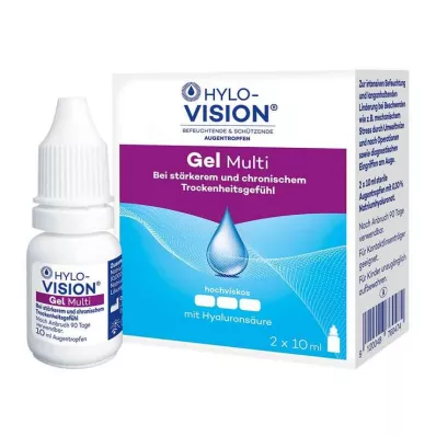 HYLO-VISION Colírio Gel Multi, 2X10 ml HYLO-VISION Colírio Gel Multi, 2X10 ml