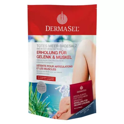 DERMASEL Sal de banho do Mar Morto + articulação&amp;Muscle SPA, 1 P