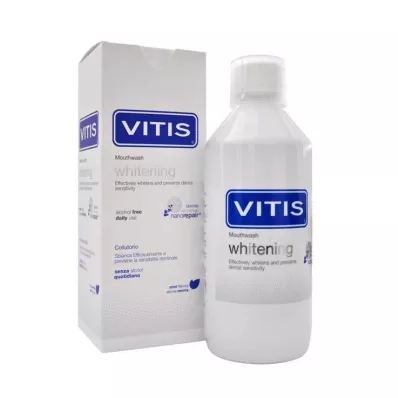 Enxaguante bucal branqueador Vitis, 500 ml