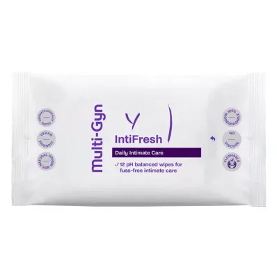 Toalhetes Multi-Gyn Intifresh, 12 unidades