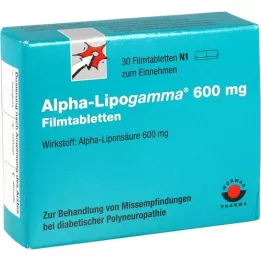ALPHA-LIPOGAMMA Comprimidos revestidos por película de 600 mg, 30 unidades