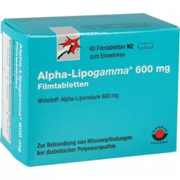ALPHA-LIPOGAMMA Comprimidos revestidos por película de 600 mg, 60 unidades