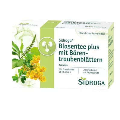 Chá de bolhas Sidroga plus com folhas de uva-ursina, 20X2,0 g Chá de bolhas Sidroga plus com folhas de uva-ursina, 20X2,0 g