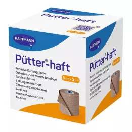 Bandagem Pütter-haft 6 cm x 5 m, 1 peça