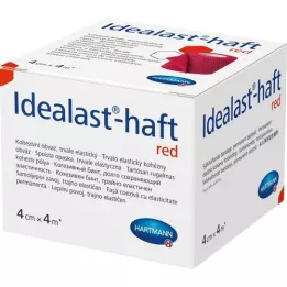 IDEALAST-Ligadura colorida de haste 4 cmx4 m vermelha, 1 pc