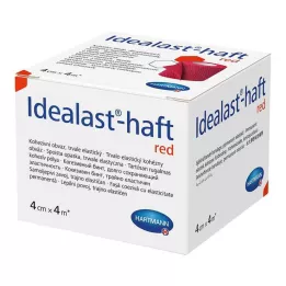 IDEALAST-Ligadura colorida de haste 4 cmx4 m vermelha, 1 pc