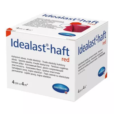 IDEALAST-Ligadura colorida de haste 4 cmx4 m vermelha, 1 pc
