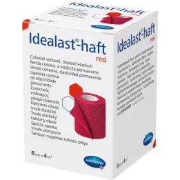 IDEALAST-Ligadura colorida de haste 8 cmx4 m vermelha, 1 pc