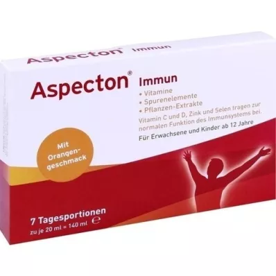 ASPECTON Ampolas de bebida Immune, 7 unid