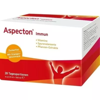 ASPECTON Ampolas de bebida Immune, 28 pcs