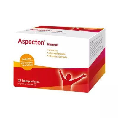 ASPECTON Ampolas de bebida Immune, 28 pcs