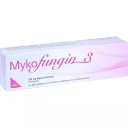 MYKOFUNGIN 3 comprimidos vaginais 200 mg, 3 unid