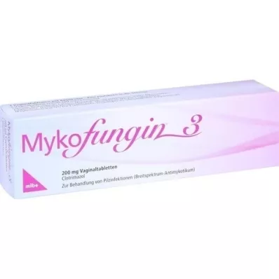 MYKOFUNGIN 3 comprimidos vaginais 200 mg, 3 unid