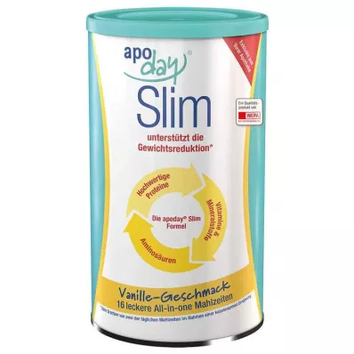 Apoday Vanilla Slim em pó lata, 450 g Apoday Vanilla Slim em pó lata, 450 g