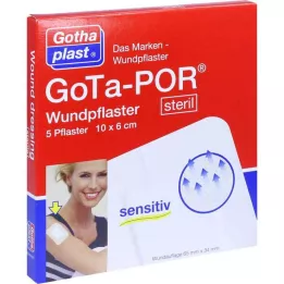 GOTA-POR Pensos para feridas estéreis 60x100 mm, 5 unid