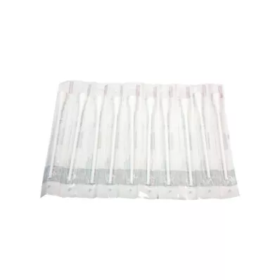 Cotonetes de plástico cabeça pequena 15 cm estéreis, 10x1 un