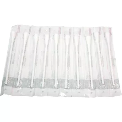Cotonetes de plástico cabeça grande 15 cm estéreis, 10x1 un