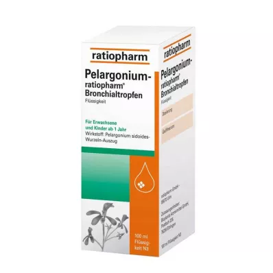 PELARGONIUM-RATIOPHARM Gotas brônquicas, 100 ml PELARGONIUM-RATIOPHARM Gotas brônquicas, 100 ml