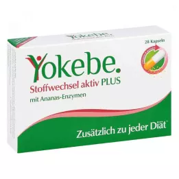 YOKEBE Cápsulas activas metabolismo Plus, 28 unidades