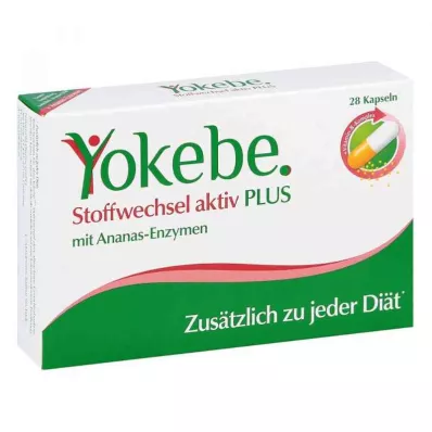 Cápsulas ativas do metabolismo Yokebe Plus (28 peças) Cápsulas ativas do metabolismo Yokebe Plus (28 peças)