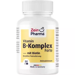 VITAMIN B KOMPLEX+Biotin Forte Capsules, 90 Cápsulas