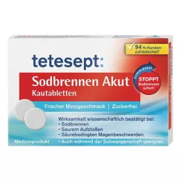 TETESEPT Comprimidos mastigáveis Heartburn Acute, 20 unidades