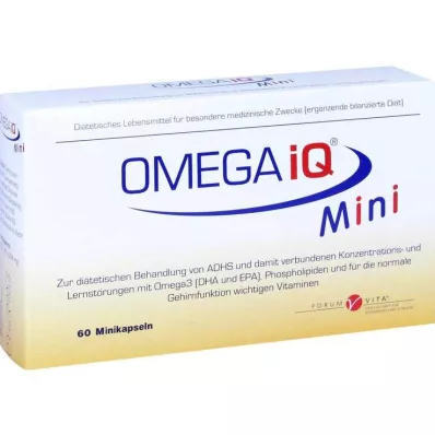 Omega IQ Mini Cápsulas, 60 unidades Omega IQ Mini Cápsulas, 60 unidades