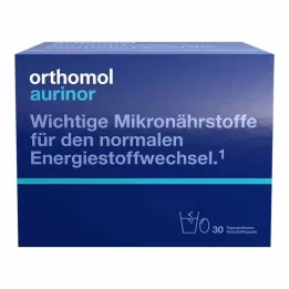 ORTHOMOL Embalagem combinada de grânulos/cápsulas de aurinor, 30 unidades