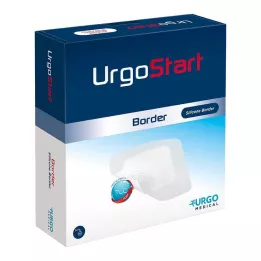 URGOSTART Penso de espuma de 8x8 cm para feridas, 10 unidades