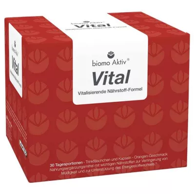 BIOMO Garrafas de bebida Aktiv Vital 30 doses diárias, 1 pc BIOMO Garrafas de bebida Aktiv Vital 30 doses diárias, 1 pc