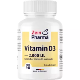 VITAMIN D3 2.000 U.I. cápsulas, 90 unid