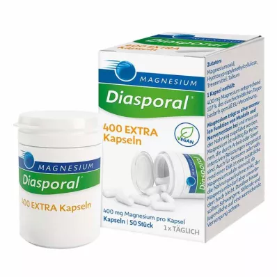 Magnésio Diasporal 400 Cápsulas Extras, 50 un Magnésio Diasporal 400 Cápsulas Extras, 50 un