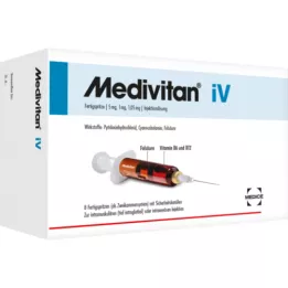 MEDIVITAN Solução injetável iV em seringa de duas câmaras, 8 unid