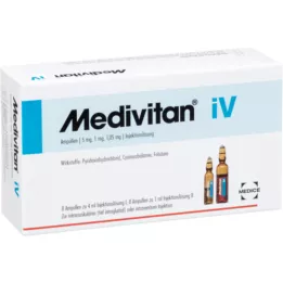 MEDIVITAN Solução de injeção iV em pares de ampolas, 8 unid