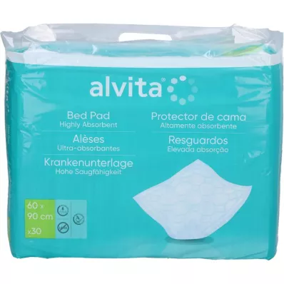 ALVITA Almofada de doente 60x90 cm, 30 unidades