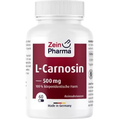 L-CARNOSIN Cápsulas de 500 mg, 60 unidades