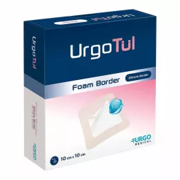 URGOTÜL Ligadura de espuma com 10x10 cm, 10 unidades