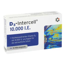 D3-INTERCELL Cápsulas de 10.000 U.I., 30 unid