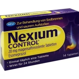 NEXIUM Control 20 mg comprimidos com revestimento entérico, 14 unidades