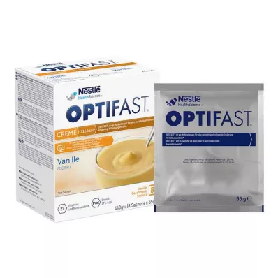Optifast creme caseiro baunilha em pó, 8X55 g Optifast creme caseiro baunilha em pó, 8X55 g