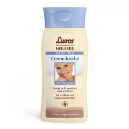 LUVOS Gel de duche creme de cosméticos naturais com óleo de laranja, 200 ml