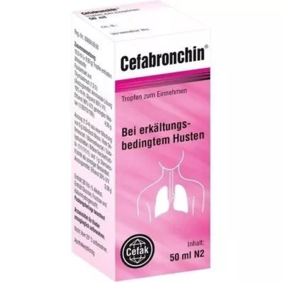 CEFABRONCHIN Gotas orais, 50 ml