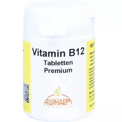 VITAMIN B12 PREMIUM Allpharm Comprimidos, 100 Cápsulas VITAMIN B12 PREMIUM Allpharm Comprimidos, 100 Cápsulas
