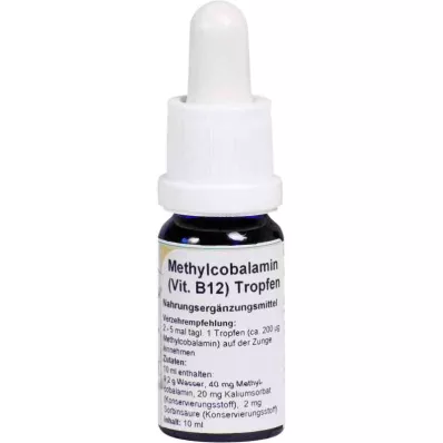 METHYLCOBALAMIN Vitamina B12 em gotas, 10 ml METHYLCOBALAMIN Vitamina B12 em gotas, 10 ml